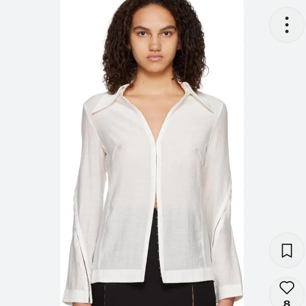 Anna October Grace Shirt in xs. NWT